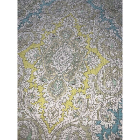 Echo Design 3 piece quilt queenComforter  Sham Set - Picture 15 of 16